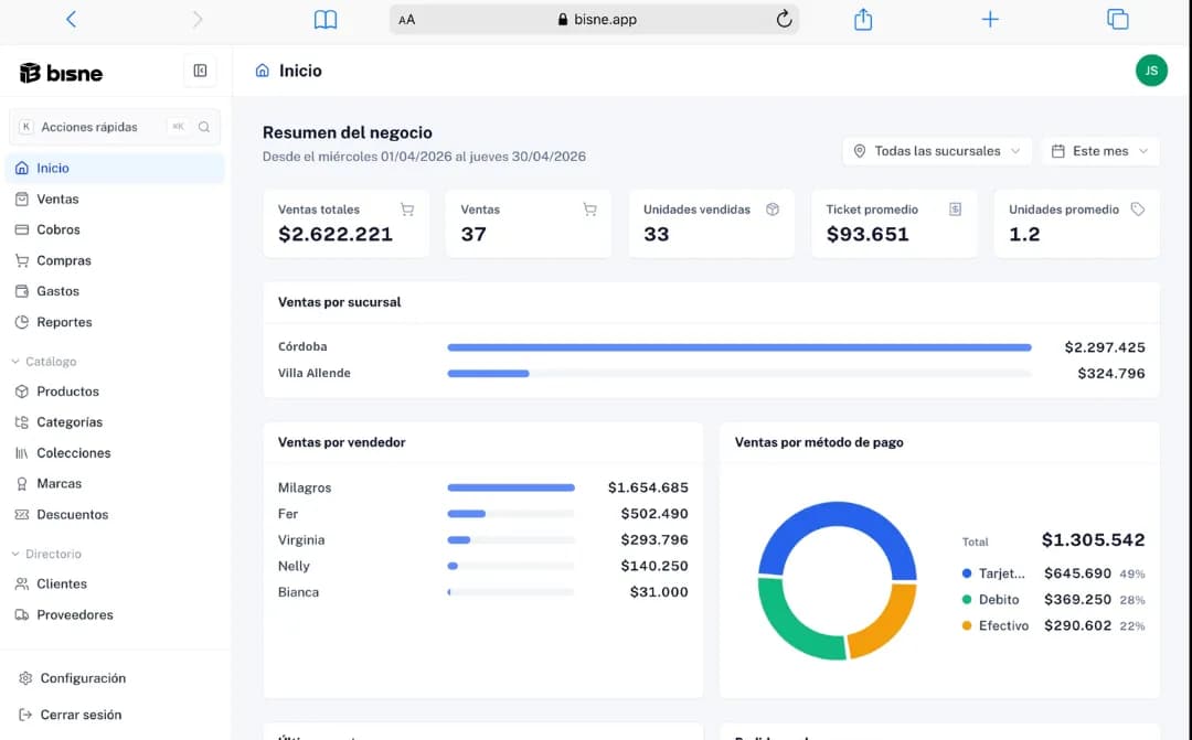 Caja, pagos y cuentas claras al final del dia.